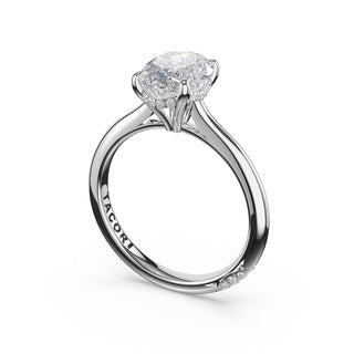 Oval Solitaire Engagement Ring