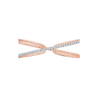 Memoire Open Flex Crisscross Diamond Bangle FGFX10857458B72000
