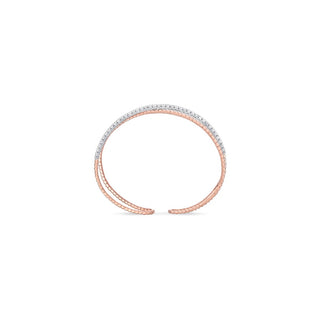 Memoire Open Flex Crisscross Diamond Bangle FGFX10857458A72000