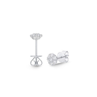 Memoire Floral Diamond Stud Earrings FECU15900008W72000