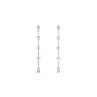 Memoire Cascade Mixed Fancy Shape Drop Earrings FEZY15945008R72000