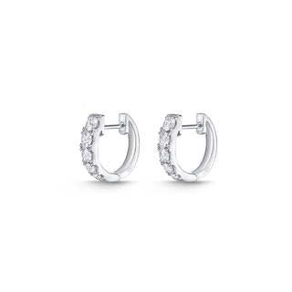 Memoire Essentials Graduated Diamond Huggies Earrings CHHO10114148W72000