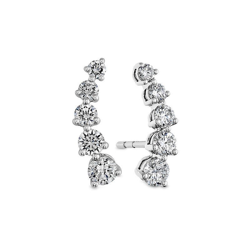 Memoire Essentials 5 Stone Ear Climbers Earrings FEDD19700008W72000
