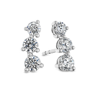 Memoire Essentials 3 Stone Ear Climbers Earrings FEDD19600008W72000