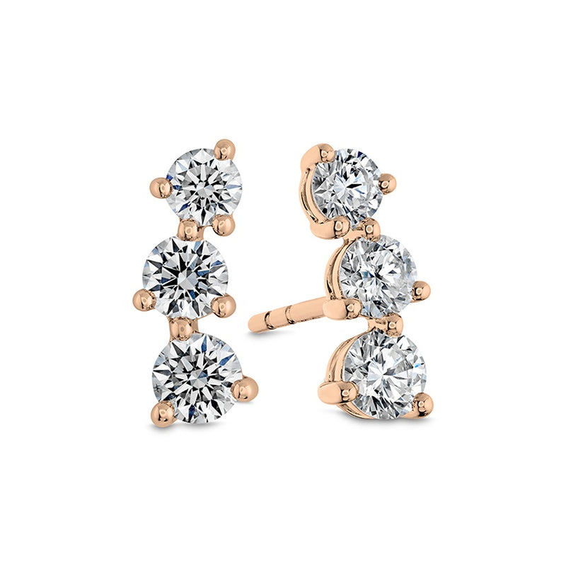 Memoire Essentials 3 Stone Ear Climbers Earrings FEDD19600008R72000