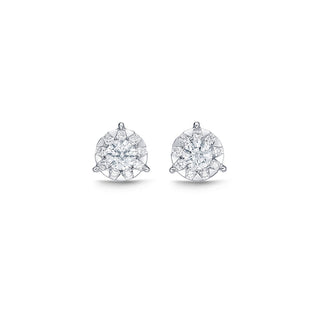 Memoire Bouquet 3 Prong Stud Earrings FEBQ12200008B72000