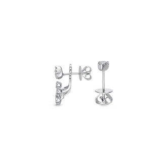 Memoire Vintage Petal Jackets with Diamond Stud Earrings FJBF10400008Y72000