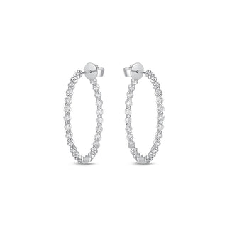 Memoire Aura Diamond Hoops Earrings CHHO46035358W72000