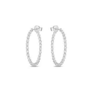Memoire Aura Diamond Hoops Earrings CHHO46035358W72000
