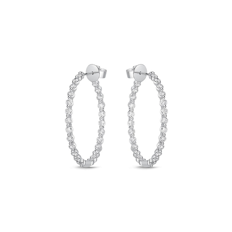 Memoire Aura Diamond Hoops Earrings CHHO46035358Y72000