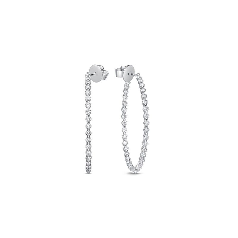 Memoire Aura Diamond Hoops Earrings CHHO46445458Y72000