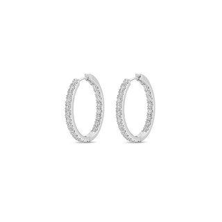 Memoire Oval Hoops Earrings CHHO22528248W72000