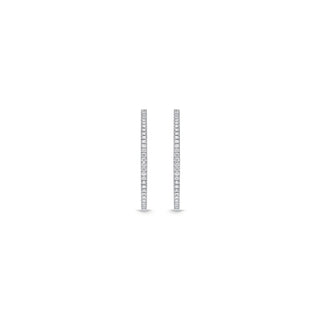 Memoire Oval Diamond Hoops Earrings CHHO22240338W72000
