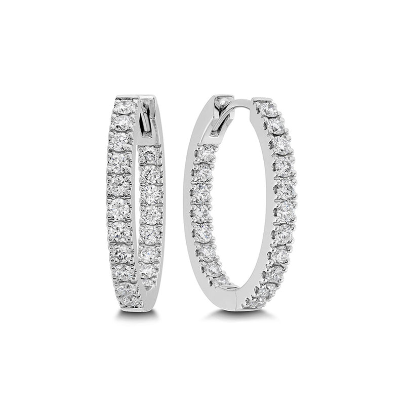 Memoire Oval Hoops Earrings CHHO49020188W72000