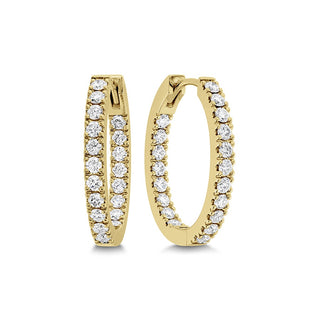 Memoire Oval Hoops Earrings CHHO49020188Y72000