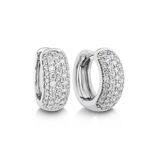 Memoire Pave Huggies Earrings CHHO37813138W72000