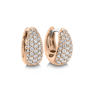 Memoire Drop Shape Pave Huggies Earrings CHHO37711118R72000