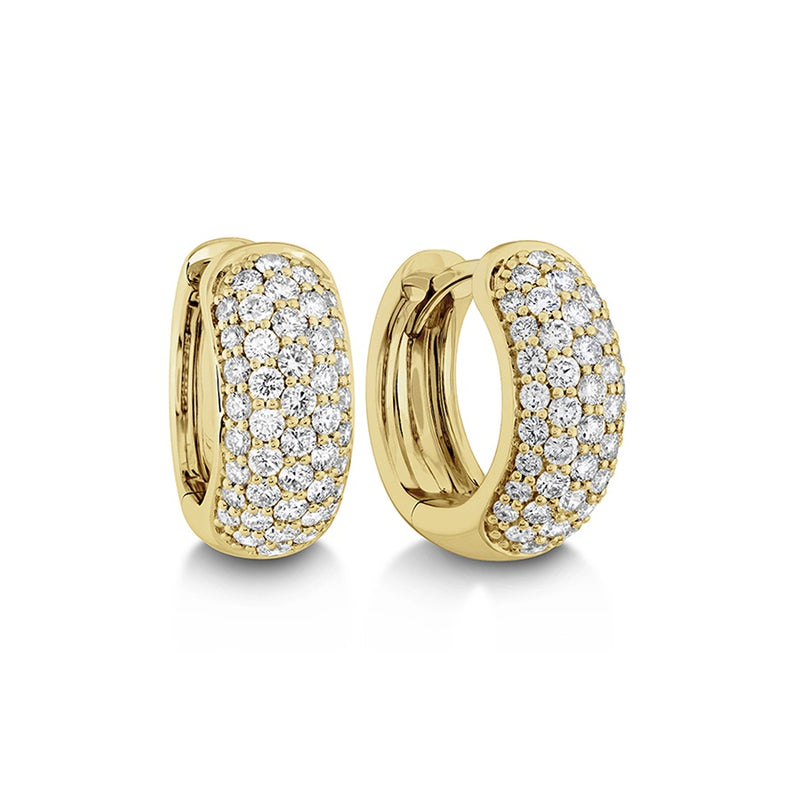 Memoire Pave Huggies Earrings CHHO37813138Y72000