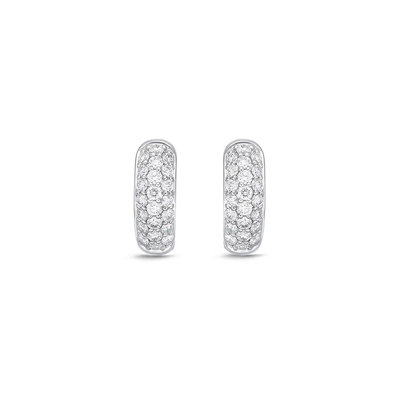 Memoire Pave Huggies Earrings CHHO37610108Y72000