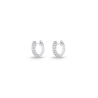 Memoire Double Row Diamond Huggies Earrings CHHO45012128R72000