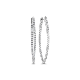 Memoire Imperial Diamond Hoops Earrings CHHO25155198W72000