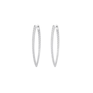 Memoire Imperial Diamond Hoops Earrings CHHO25155198W72000