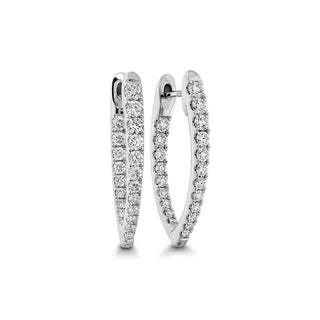 Memoire Imperial Diamond Hoops Earrings CHHO24922148W72000