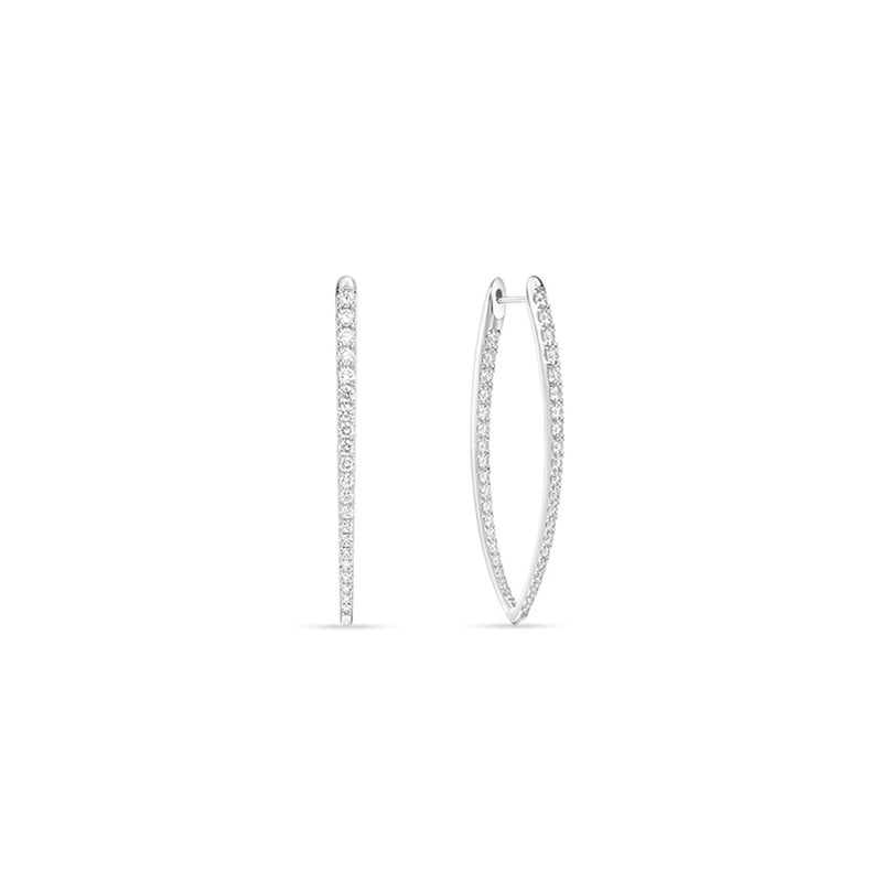 Memoire Imperial Diamond Hoops Earrings CHHO29547168W72000