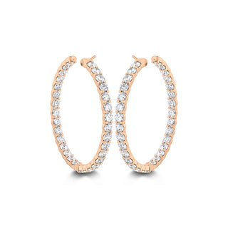 Memoire Petite Prong Round Hoop Earrings CHHO48735358R72000