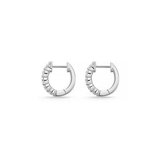 Memoire Petite Prong Double Row Huggies Earrings CHHO49514148W72000