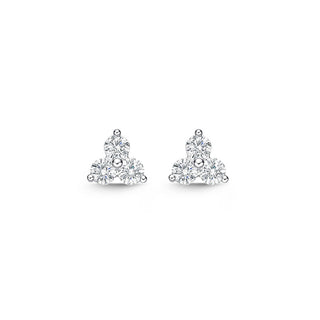 Memoire Trinity Diamond Studs Earrings MESPB0100008R72000