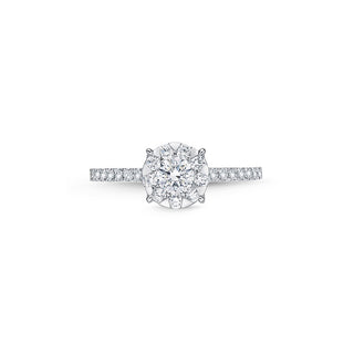 Memoire Bouquet Solitaire Engagement Ring FRBQ1047000PT72000