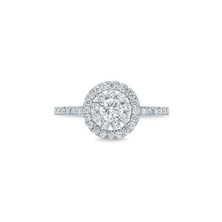 Memoire Bouquet Halo Engagement Ring FRBQ1017000PT72000