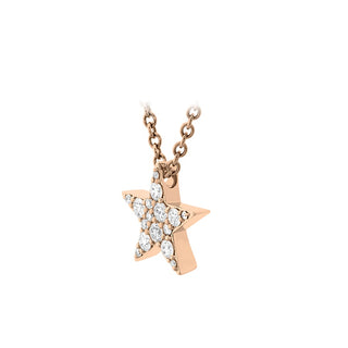 Memoire Luna Pave Star Necklace CCPV11118008R72000