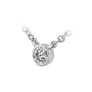Memoire Cascade Solitaire Bezel Pendant FNZY16318008W72000