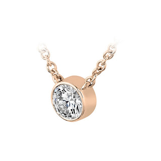 Memoire Cascade Solitaire Bezel Pendant FNZY16518008R72000
