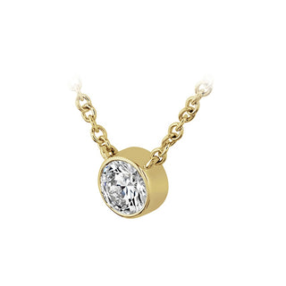 Memoire Cascade Solitaire Bezel Pendant FNZY16518008Y72000