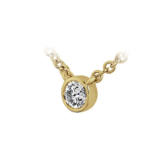 Memoire Cascade Solitaire Bezel Pendant FNZY16318008Y72000