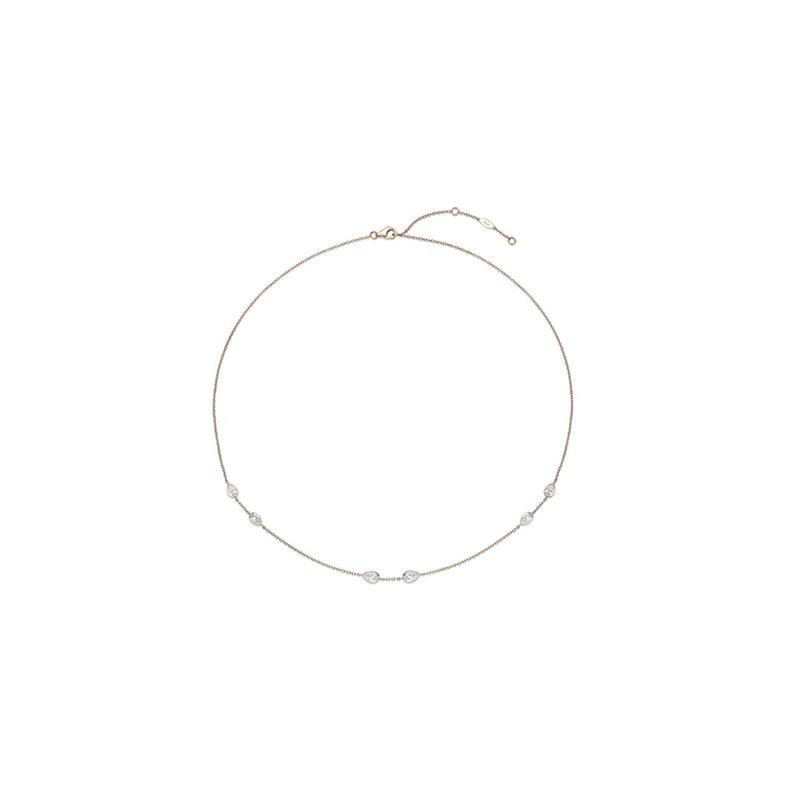 Memoire Cascade 6-Stone Pear Shape Diamond Necklace FNZY20418008W72000