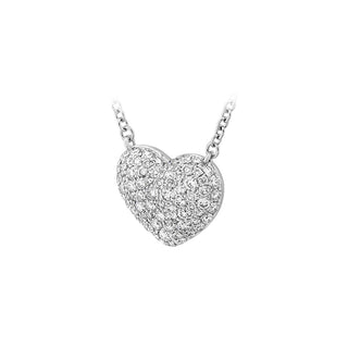 Memoire Pave Heart Necklace CNCS10318008W72000