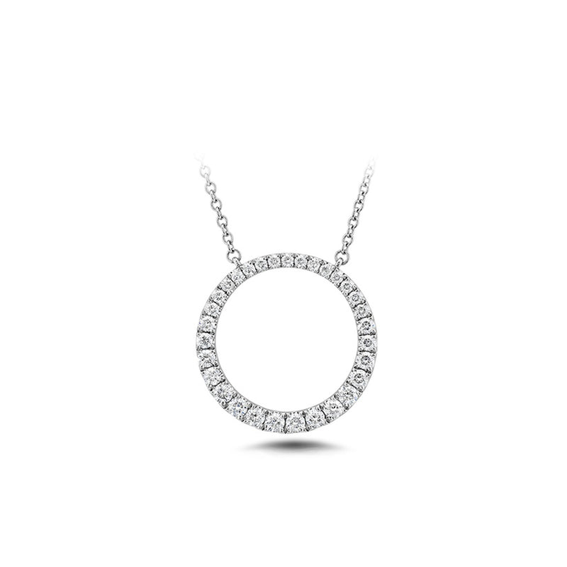 Memoire Graduated Diamond Circle Necklace FNDC10418008W72000