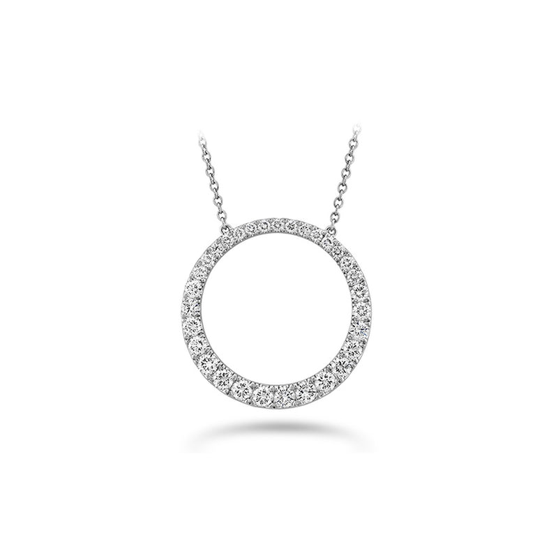 Memoire Graduated Diamond Circle Necklace FNDC10118008W72000