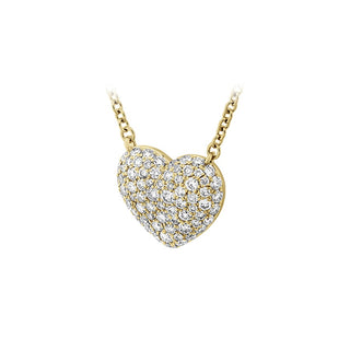 Memoire Pave Heart Necklace CNCS10318008Y72000
