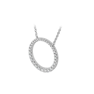 Memoire Graduated Diamond Circle Necklace FNDC10418008Y72000