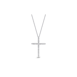 Memoire Shared Prong Diamond Cross Pendant CCCS11518008W72000