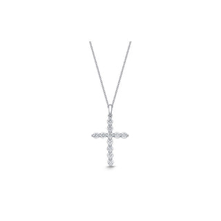 Memoire Single Prong Diamond Cross Pendant CCCS11818008W72000