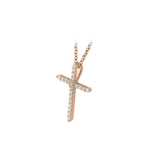 Memoire Shared Prong Diamond Cross Pendant CCCS11518008R72000
