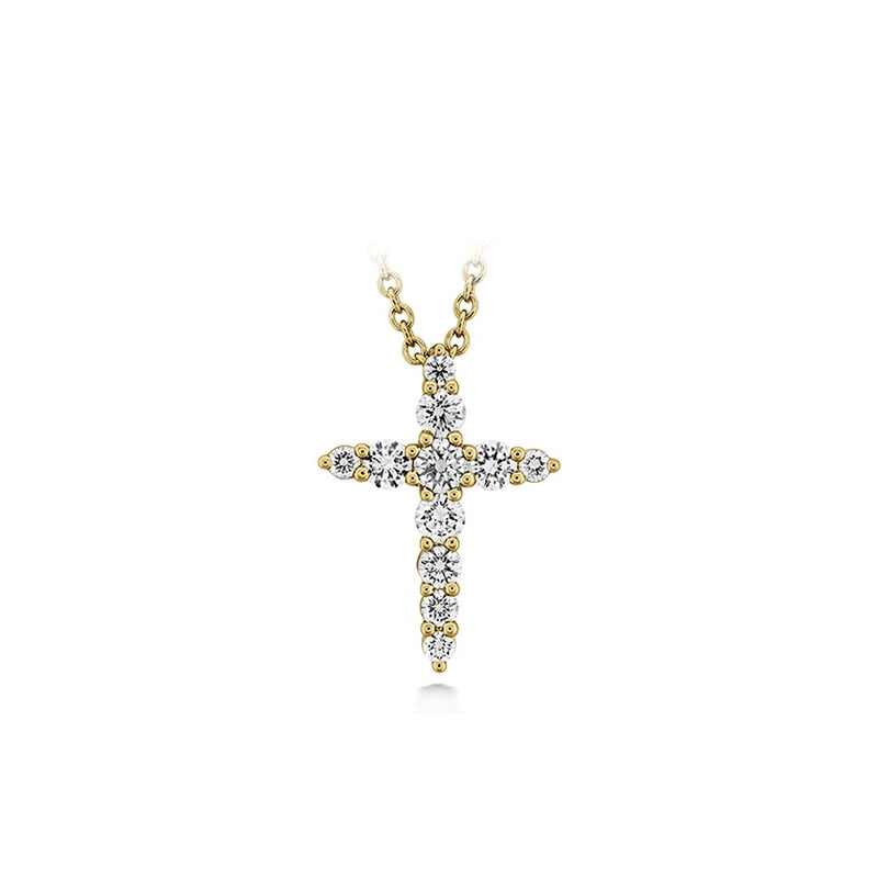 Memoire Shared Prong Diamond Cross Pendant CCCS11618008Y72000