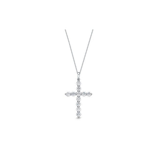 Memoire Single Prong Diamond Cross Pendant CCCS12118008R72000