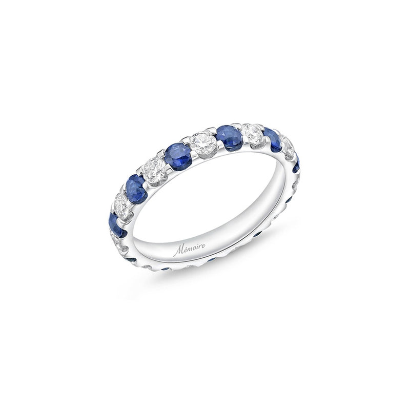 Memoire Odessa Sapphire and Diamond Eternity Band EROD29470008R71SBM